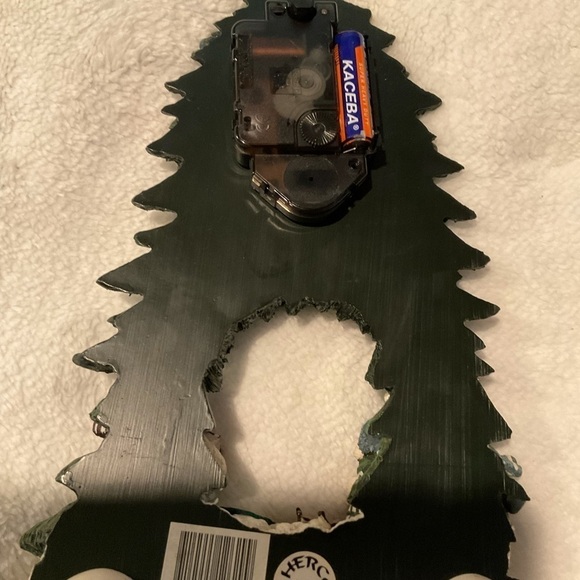 Ceramic Christmas Tree Clock - Picture 3 of 10